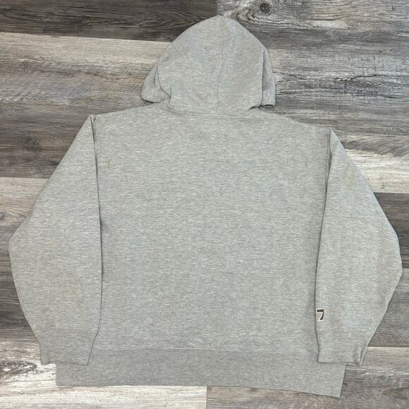 Vintage Y2K American Eagle AE77 Performance Gray Mens XL Logo Pullover Hoodie‎ - Picture 3 of 11